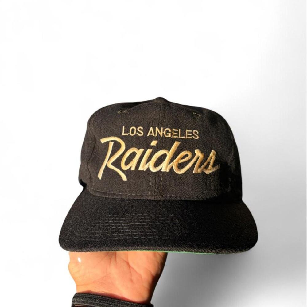 Early 1990s Los Angeles Raiders Sports Specialties Wool SnapBack NFL Hat